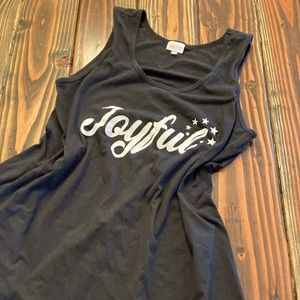 Large Black Lularoe Perfect Tank